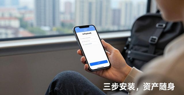 三步安装imToken，数字资产随身掌控